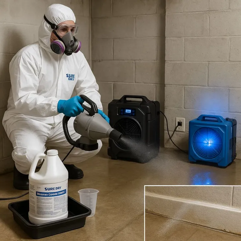 Sanitization and Odor Removal process in Southampton County, VA
